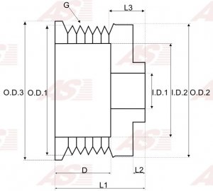 UD02915ARS | AUTO STARTER | Zestaw naprawczy do alternatora UD02915ARS 