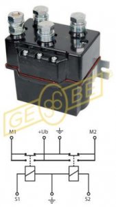 9.9018.1 | IKA | Przekaźnik przełącznik obrotów  9 9018 1 12V 100/400A 9.9018.1 103210504